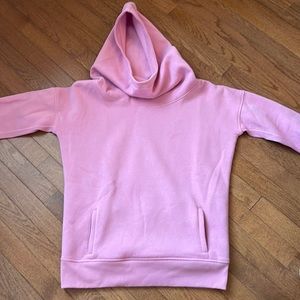 Zyia Pink Funnel Neck Hoodie Size Small